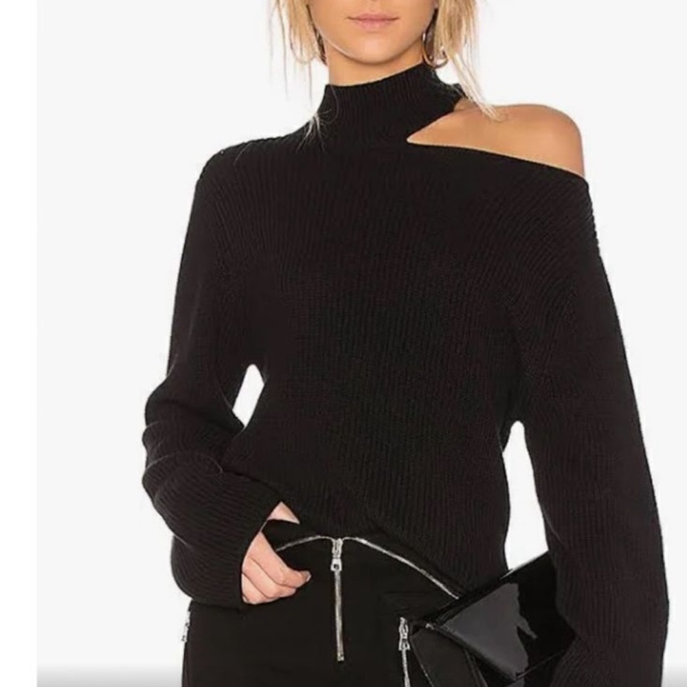 NEW RtA Langley Sweater in Black Size S